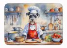 Schnauzer The Chef Memory Foam Kitchen Mat Machine Washable Anti-Fatigue Mat Cushion Comfort Bath Mat or Kitchen Rug