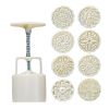 8 Stamps - Plastic Baking Molds - Moon Cake Mold Small Cake Mold 鈥?75G