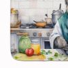 Irish Wolfhound The Chef Memory Foam Kitchen Mat Machine Washable Anti-Fatigue Mat Cushion Comfort Bath Mat or Kitchen Rug