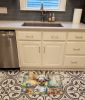 Border Terrier The Chef Memory Foam Kitchen Mat Machine Washable Anti-Fatigue Mat Cushion Comfort Bath Mat or Kitchen Rug