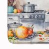 English Bulldog The Chef Memory Foam Kitchen Mat Machine Washable Anti-Fatigue Mat Cushion Comfort Bath Mat or Kitchen Rug